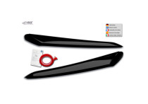Koplampspoilers passend voor Jumper, Ducato, Boxer &amp; Movano 2014- (ABS Glanzend Zwart)