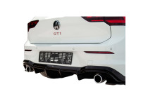 Oneway Achterbumperskirt (Diffuser) passend voor Volkswagen Golf VIII HB GTI 2020- - Glanzend zwart