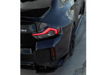 Oneway Achterbumperskirts (Hoeken) passend voor BMW M2 G87 Coupe 2023- - Glanzend zwart