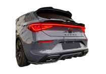 Oneway Achterbumperskirts (Hoeken) passend voor Cupra Leon HB 2020- - Glanzend zwart