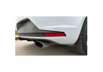 Oneway Achterbumperskirts (Hoeken) passend voor Seat Leon (5F) HB FR/Cupra 2013-2016 Glanzend zwart