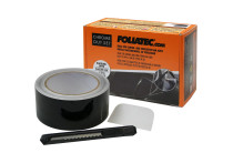 Foliatec 'Chrome Out' Set Matzwart - Folie strip 5cm x 15m