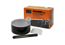 Foliatec 'Chrome Out' set Zwart Glanzend - Folie strip 5cm x 15m