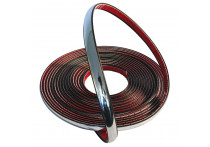 Decoratie strip chroom 12mm 8m