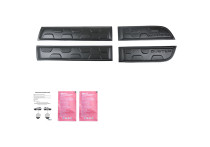 Oneway Set deurpanelen passend voor Dacia Duster I 2010-2017 (Off-Road) - Matzwart