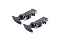 Simoni Racing Universele Motorkaphaken Type 6 - Zilver/Zwart - Quick Release