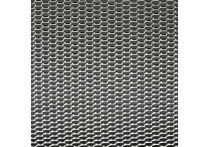 Racegaas aluminium - honingraat 12x6mm - 125x25cm
