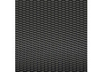 Racegaas aluminium zwart - honingraat 12x6mm - 125x25cm