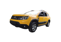 Oneway Set spatbordverbreders (Trims) passend voor Dacia Duster II 2018-2024 (Off-Road) - Matzwart