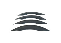 Oneway Set spatbordverbreders (Trims) passend voor Mercedes Sprinter W907 2018- - Versie 2 Matzwart