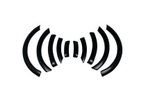 Oneway Set spatbordverbreders (Trims) passend voor Volkswagen Caddy MK4 2015-2020 (Korte wielbasis) 