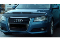 Motorkapsteenslaghoes Audi A3 8P 2009- zwart (facelift)