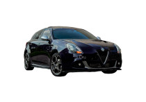 Oneway Voorspoilerlip passend voor Alfa Romeo Giulietta 2010-2020 - Glanzend zwart