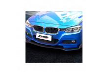 Simoni Racing Universele voorspoiler 'Lip Splitter' - 3-delig - ABS Zwart