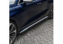 Oneway Set Sideskirts passend voor Audi A3 8Y S-Line/S3 Sedan/Sportback 2020-2024 - Glanzend zwart