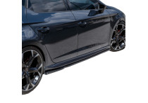 Oneway Set Sideskirts passend voor Seat Leon (5F) HB/ST 2013-2020 - Versie 2 - Glanzend zwart