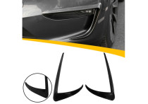 Mistlampafdekkingen/-frames passend voor Tesla Model 3 2017- 'Aero' (Glanzend Zwart ABS)