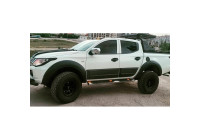 Ensemble d'élargisseurs d'ailes à sens unique (Fender Flares) Mitsubishi L200 Triton 5 2015-2019 et Fiat Fullb