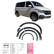 Ensemble d'élargisseurs d'ailes à usage unique (garnitures) pour Volkswagen Transporter T6.1 2020-2022, Vignette 8
