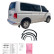 Ensemble d'élargisseurs d'ailes à usage unique (garnitures) pour Volkswagen Transporter T6.1 2020-2022, Vignette 9