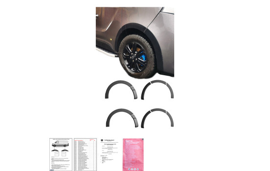 Ensemble d'extensions d'ailes (garnitures) à usage unique pour Renault Trafic 2014- et Opel Vivaro 2014-2018, Image 4
