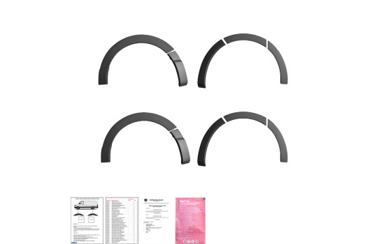 Ensemble d'extensions d'ailes (garnitures) à usage unique pour Renault Trafic 2014- et Opel Vivaro 2014-2018, Image 5
