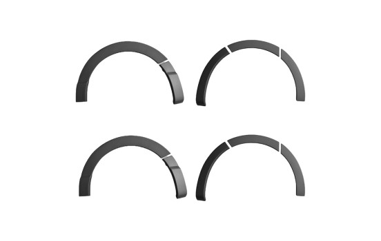 Ensemble d'extensions d'ailes (garnitures) à usage unique pour Renault Trafic 2014- et Opel Vivaro 2014-2018, Image 6
