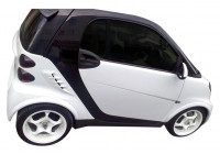 Entretoises de garde-boue (arrière) MCC Smart ForTwo 4 / 2007- (2 pièces) (ABS)