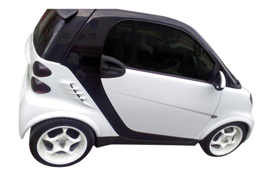 Entretoises de garde-boue MCC Smart ForTwo 4 / 2007- (4 parties) (ABS)