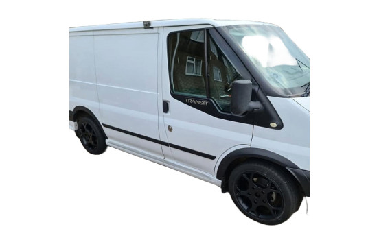 Jeu d'élargisseurs d'ailes à usage unique pour Ford Transit MK7 2006-2014 - Noir mat, Image 2