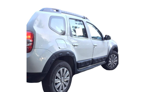 Jeu d'extensions d'ailes (garnitures) à usage unique pour Dacia Duster I 2010-2017 Off-Road - Noir mat