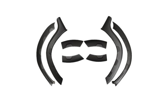 Jeu d'extensions d'ailes (garnitures) à usage unique pour Dacia Duster I 2010-2017 Off-Road - Noir mat, Image 4