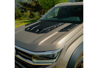Prises d'air de capot à sens unique pour Volkswagen Amarok MK2 2022- - Noir mat