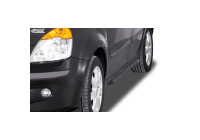 Bas de caisse 'Slim' adaptable à Renault Modus 2004- (ABS noir brillant)