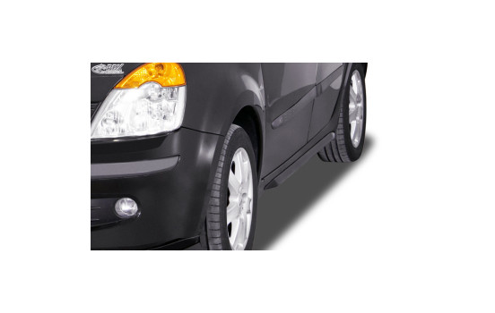 Bas de caisse 'Slim' adaptable à Renault Modus 2004- (ABS noir brillant)