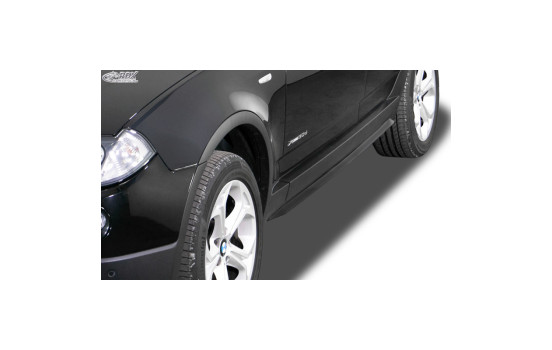 Bas de caisse 'Slim' pour BMW X3 E83 2004-2010 (ABS noir brillant)
