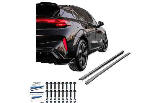 Bas de caisse à sens unique compatibles avec Cupra Terramar (KP1) 2024- - Noir brillant, Image 7