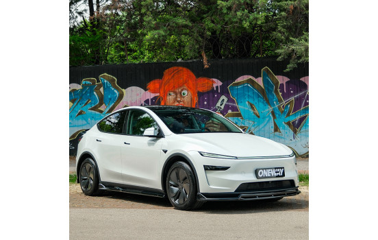 Bas de caisse à sens unique compatibles avec Tesla Model Y « Juniper » FL 2025- - Noir brillant