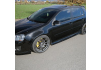 Bas de caisse à sens unique compatibles avec Volkswagen Golf V GTi/GTD 2003-2008 - Noir brillant