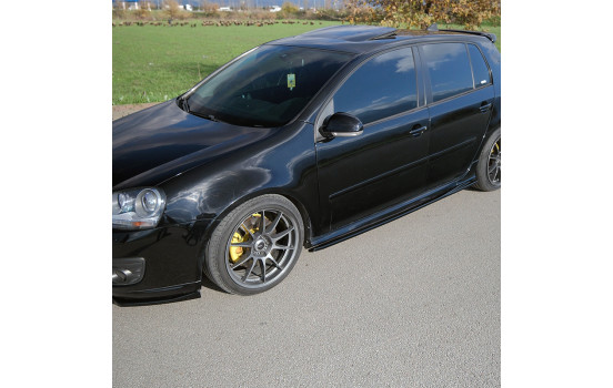 Bas de caisse à sens unique compatibles avec Volkswagen Golf V GTi/GTD 2003-2008 - Noir brillant