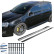 Bas de caisse à sens unique compatibles avec Volkswagen Golf V GTi/GTD 2003-2008 - Noir brillant, Vignette 4