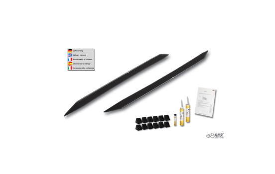 Bas de caisse adaptable pour Renault Twingo II 2007-2014 'Slim' (ABS), Image 3
