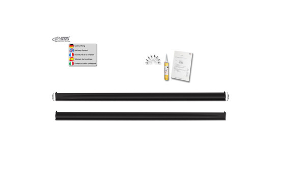 Bas de caisse adaptables pour Peugeot 1007 2005- 'Edition' (ABS), Image 4