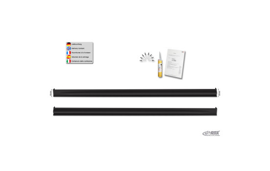 Bas de caisse adaptables pour Volkswagen Caddy V Maxi 2020- 'Edition' (ABS), Image 4