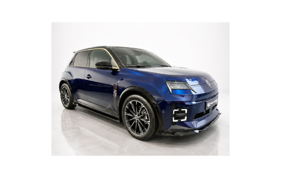Bas de caisse Motordrome compatibles avec Renault 5 E-Tech 2024- (ABS) noir brillant