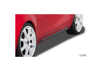 Bas de caisse RDX Racedesign « Slim » compatibles avec Toyota Yaris P9 2005-2011 (ABS noir brillant)