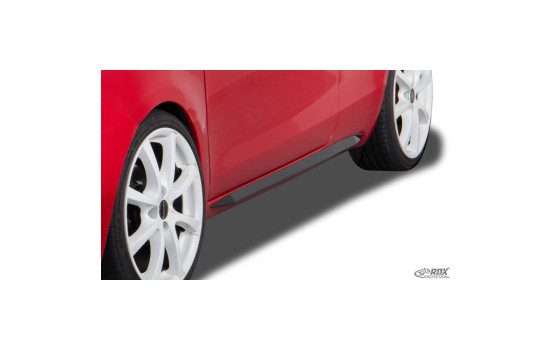Bas de caisse RDX Racedesign « Slim » compatibles avec Toyota Yaris P9 2005-2011 (ABS noir brillant)