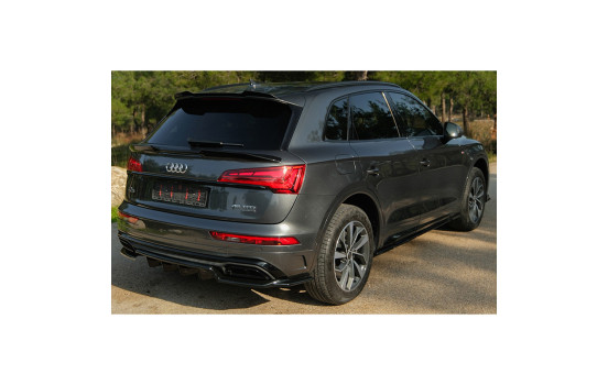 Bas de caisse unidirectionnels pour Audi SQ5 / Q5 S-Line (FY) restylée 2020-2024, y compris Sportback - Noir brillant, Image 3