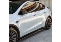 Bas de caisse unidirectionnels pour Tesla Model Y 2019-2025 - Noir brillant