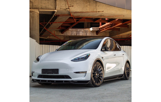 Bas de caisse unidirectionnels pour Tesla Model Y 2019-2025 - Noir brillant, Image 3